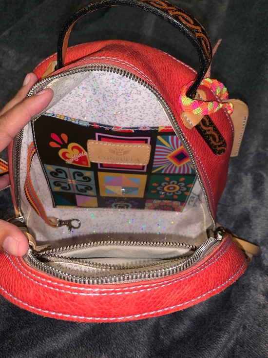 consuela leather backpack Evie  The Brave Company 25 adjustable strap length Made in Mexico RETIRED} Consuela Valentina City Pack
